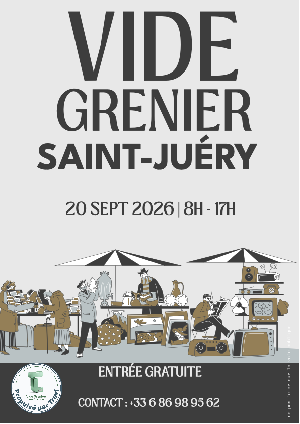 Vide grenier de L'OMEPS de Saint-Juéry