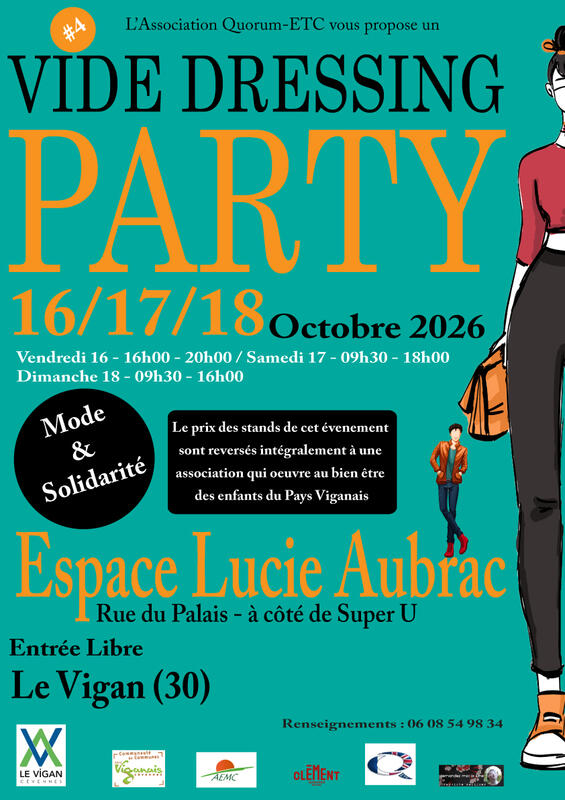 4éme Grand Vide Dressing Party à Le Vigan