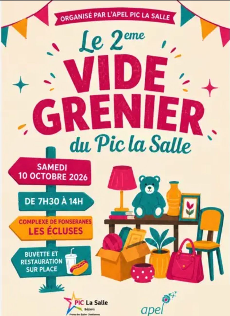Vide Grenier du Pic La Salle à Béziers