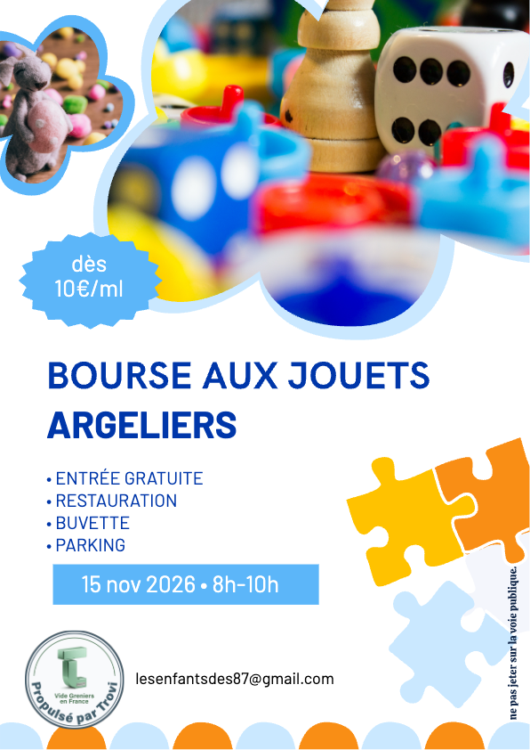 Bourse aux jouets & vide dressing enfants à Argeliers