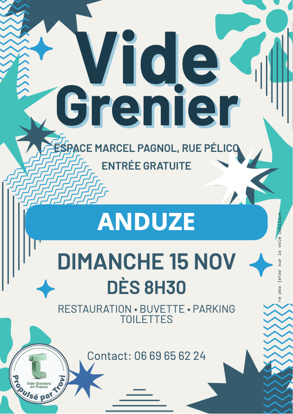 Vide-grenier de l'association un chat pour la vie à Anduze