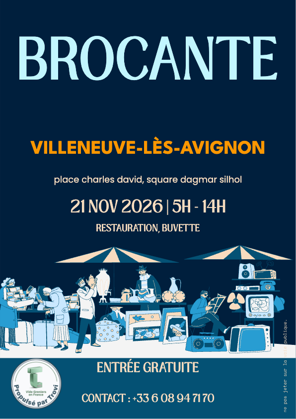 Brocante à Villeneuve-lès-Avignon