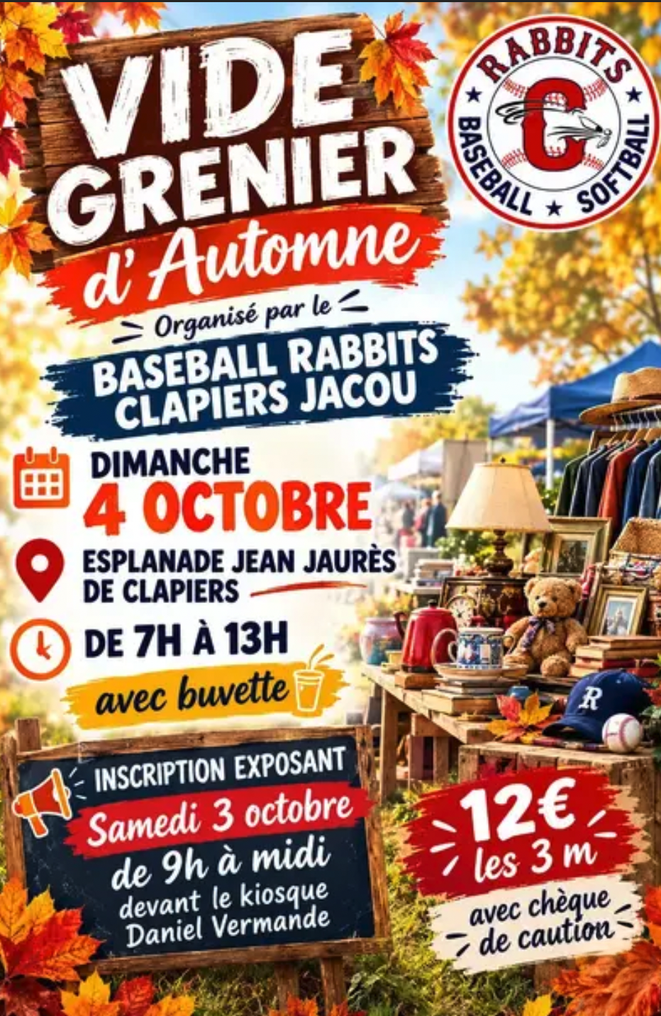 Vide grenier d'automne | Clapiers