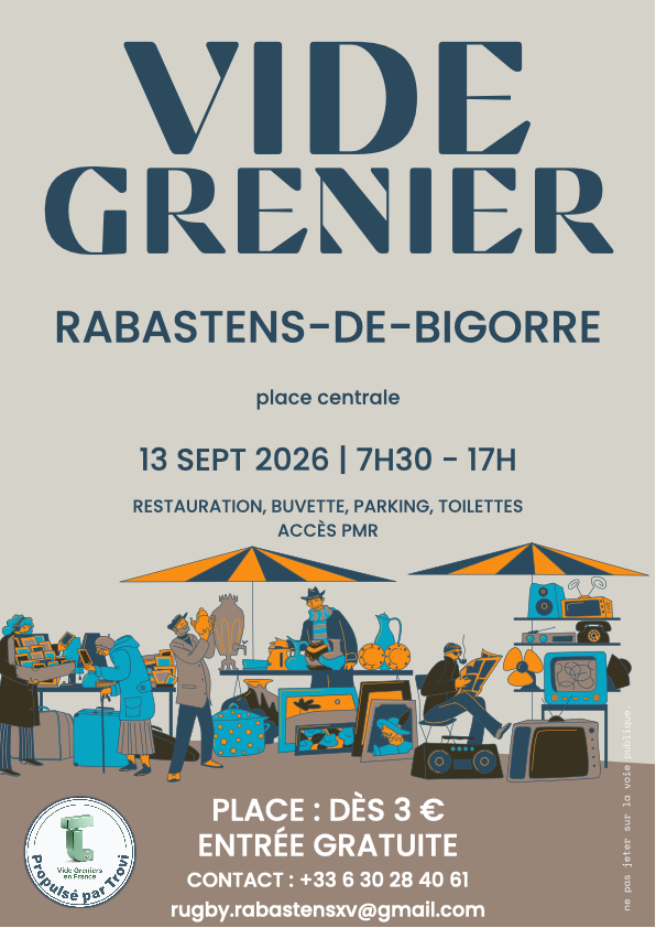 Vide grenier du club de rugby rabastens XV