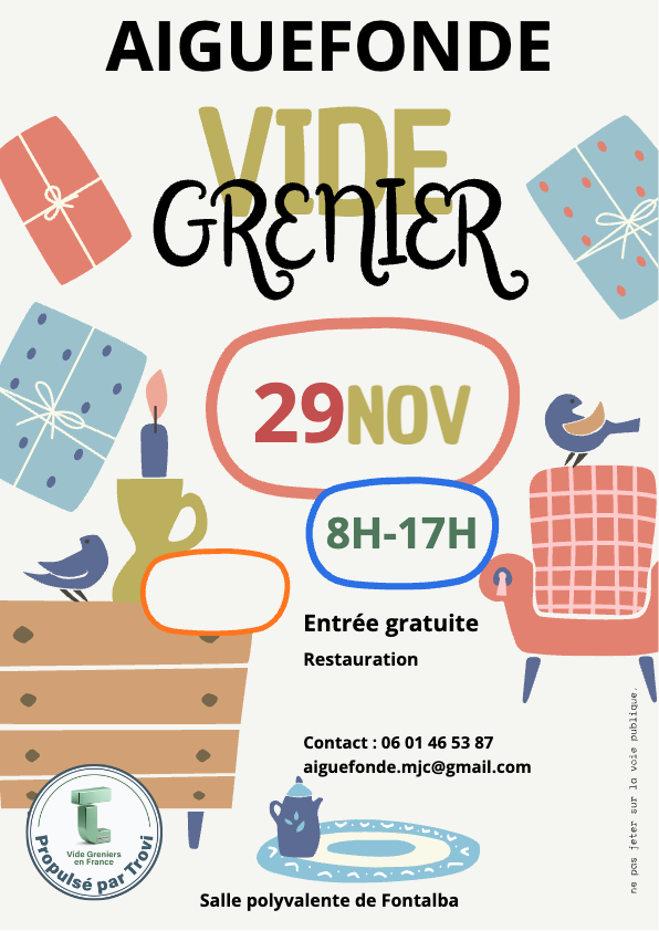 Vide Grenier MJC Aiguefonde