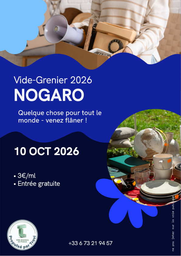 Vide-Grenier, Foire Bourret-Châtaignes à Nogaro