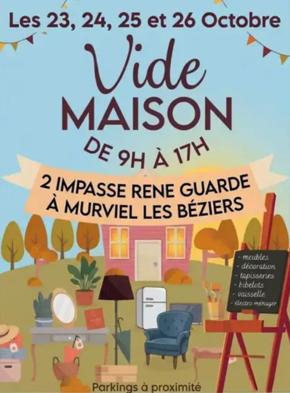 Grand Vide Maison à Murviel-lès-Béziers