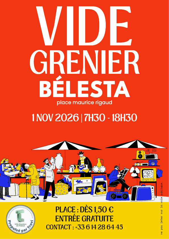 Vide greniers, brocante et marche gourmand