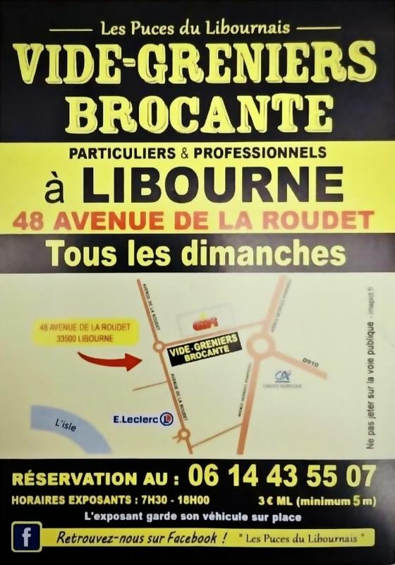 Vide Grenier - Brocante (face à GIFI) à Libourne
