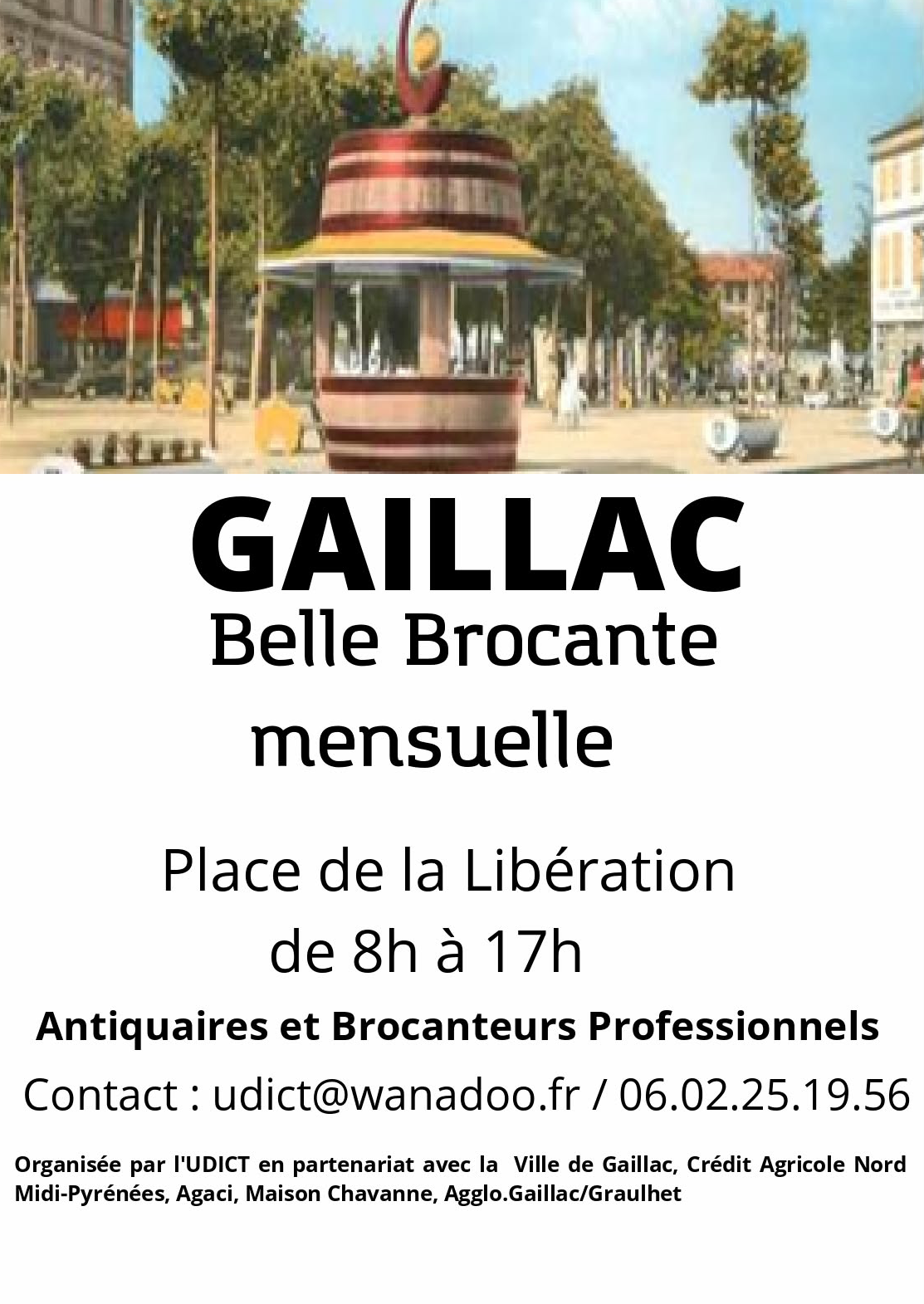 Belle brocante mensuelle GAILLAC
