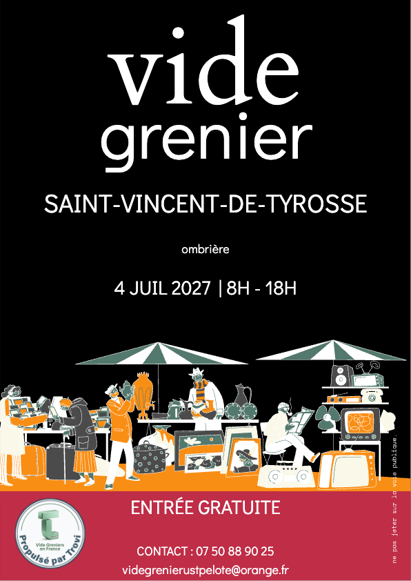 Vide grenier UST Pelote à Saint-Vincent-de-Tyrosse