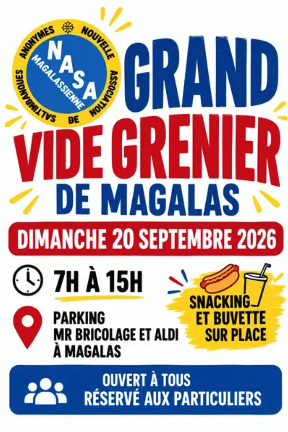 GRAND VIDE GRENIER DE MAGALAS