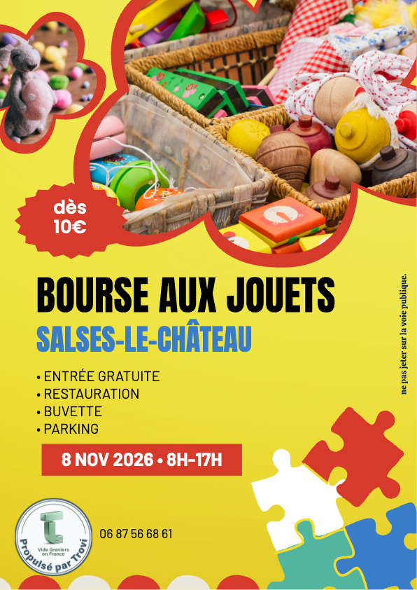 Vide jouets puériculture à Salses-le-Château