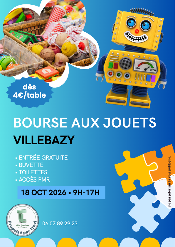 Bourse aux jouets et vêtements à Villebazy