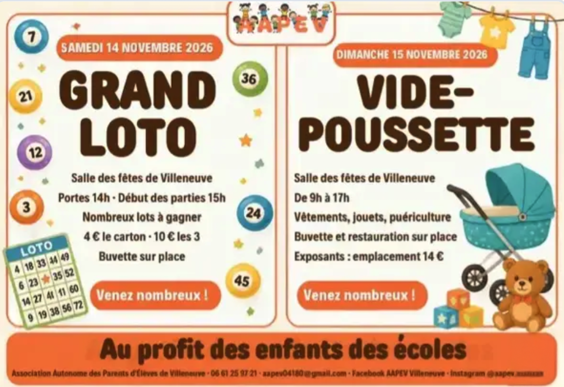 VID'POUSSETTE à Villeneuve