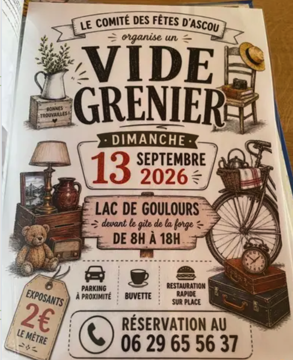 Vide grenier d’Ascou