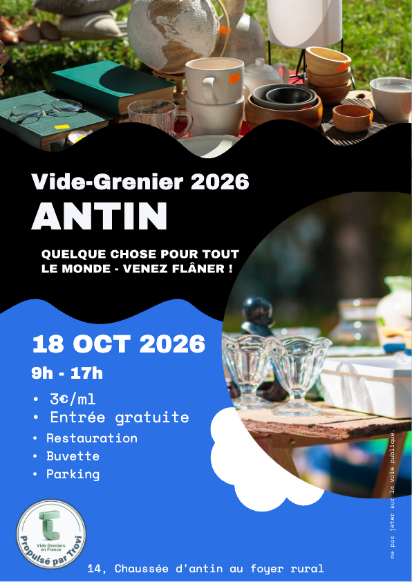 Vide grenier à Antin