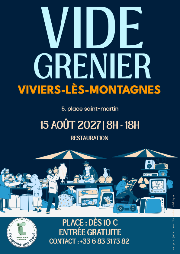 Vide grenier de Viviers-lès-Montagnes