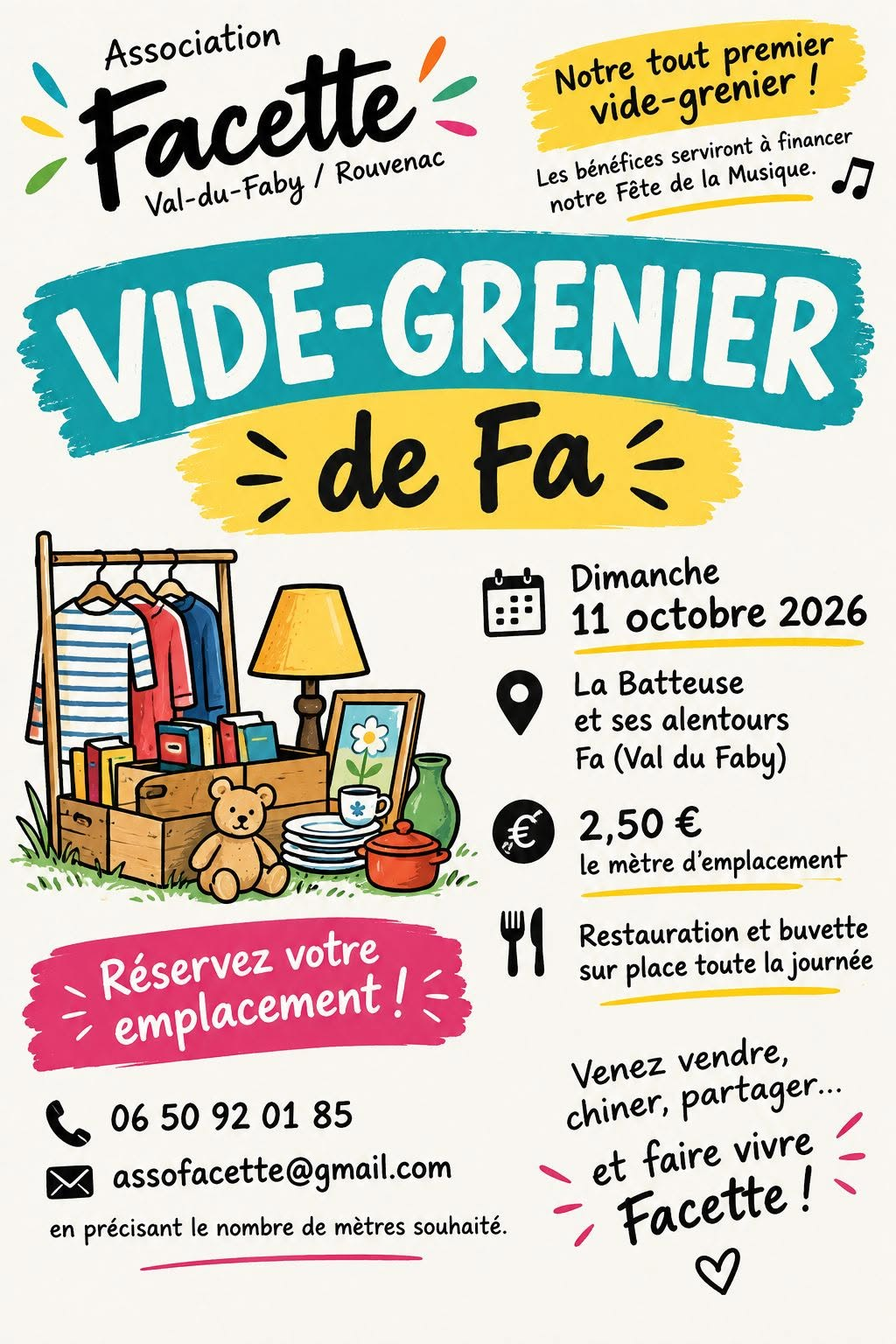 Vide Grenier à FA à Val-du-Faby