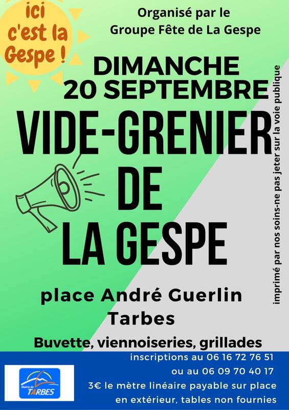 Vide-grenier annuel du quartier de La Gespe