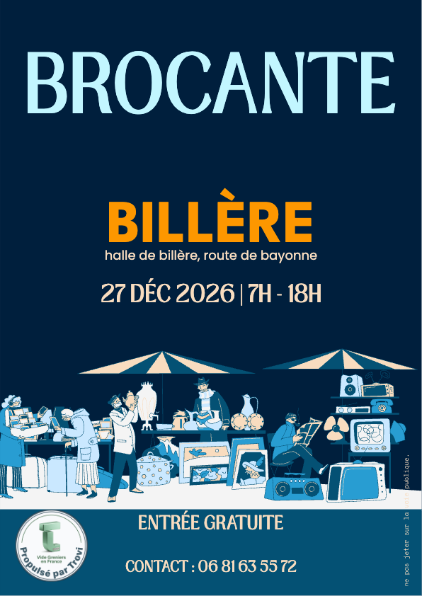 Marché de brocante et collection à Billère