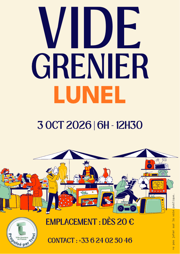 Marché aux puces | Lunel