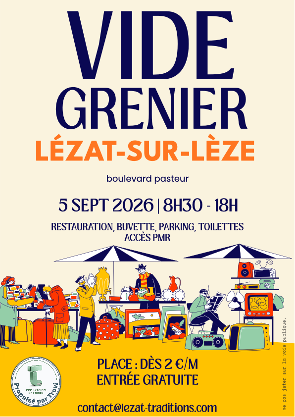 Vide greniers de la fête locale