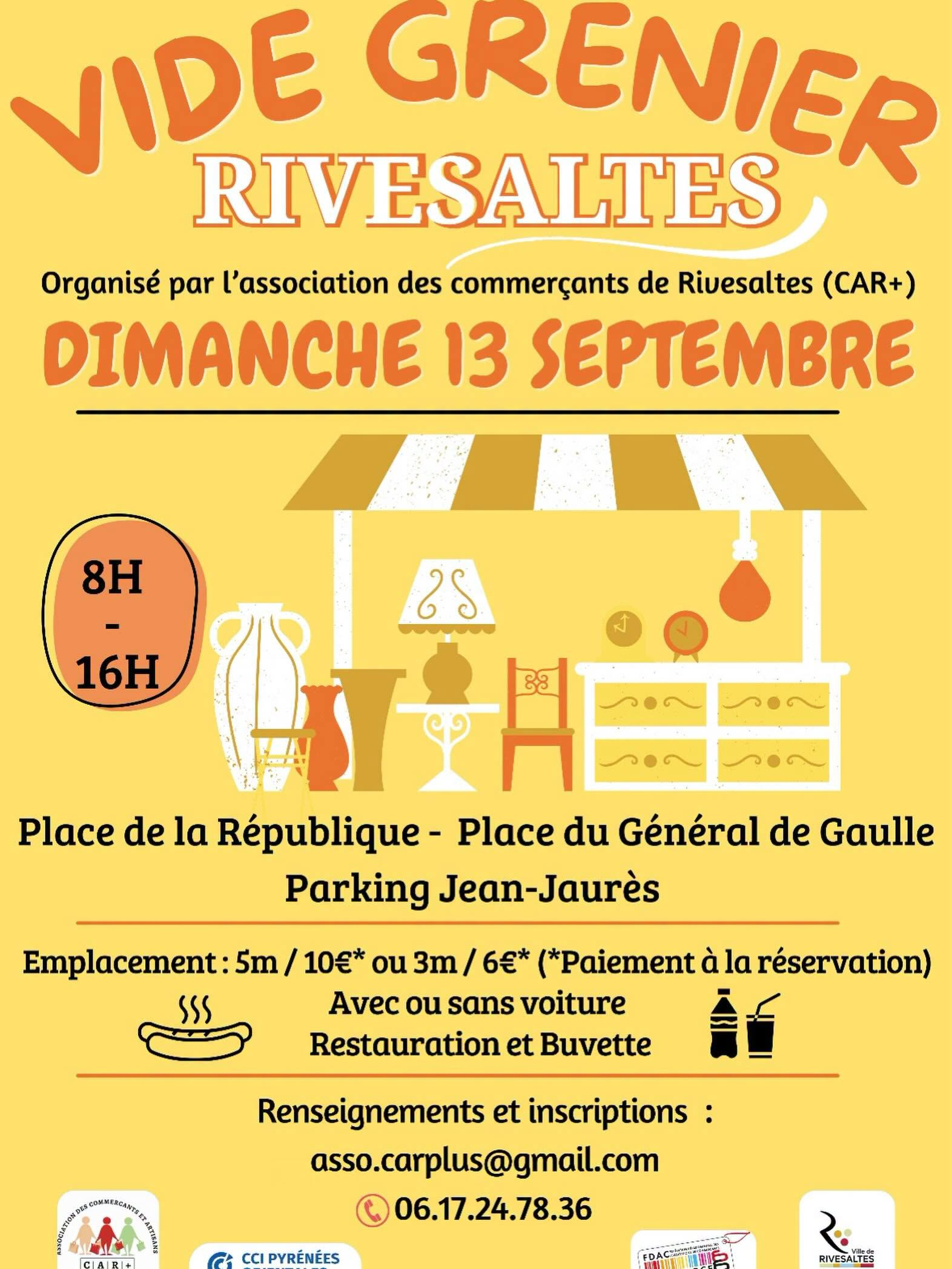Vide grenier car+