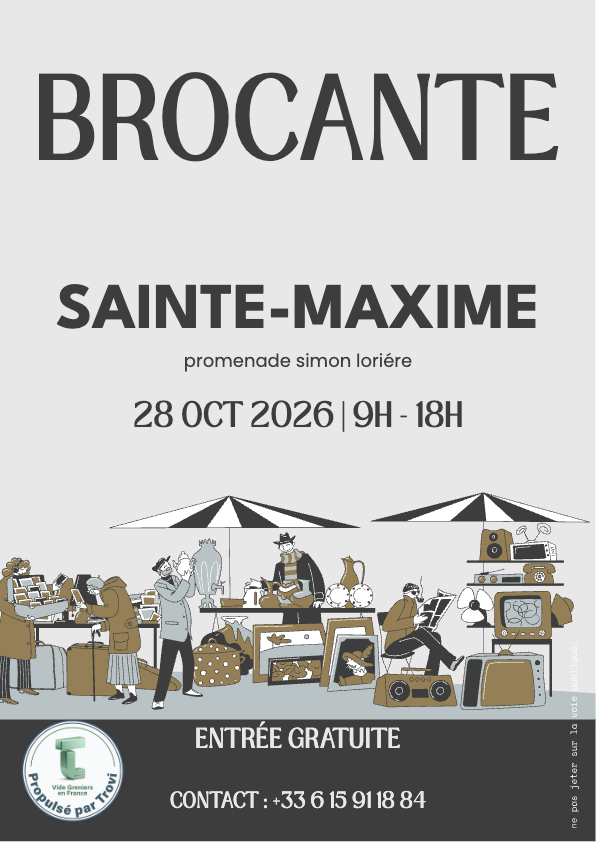 Brocante. collection. à Sainte-Maxime
