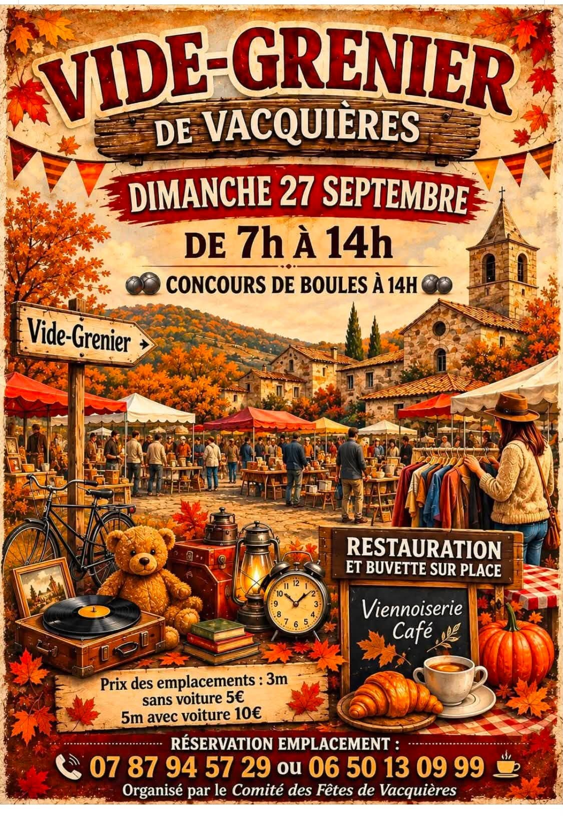 Vide grenier de Vacquières
