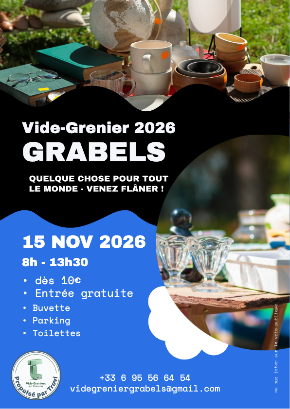 Vide grenier Grabelois à Grabels