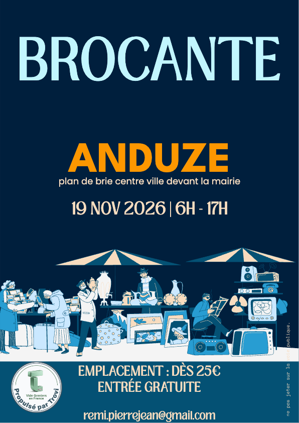 Brocante à Anduze