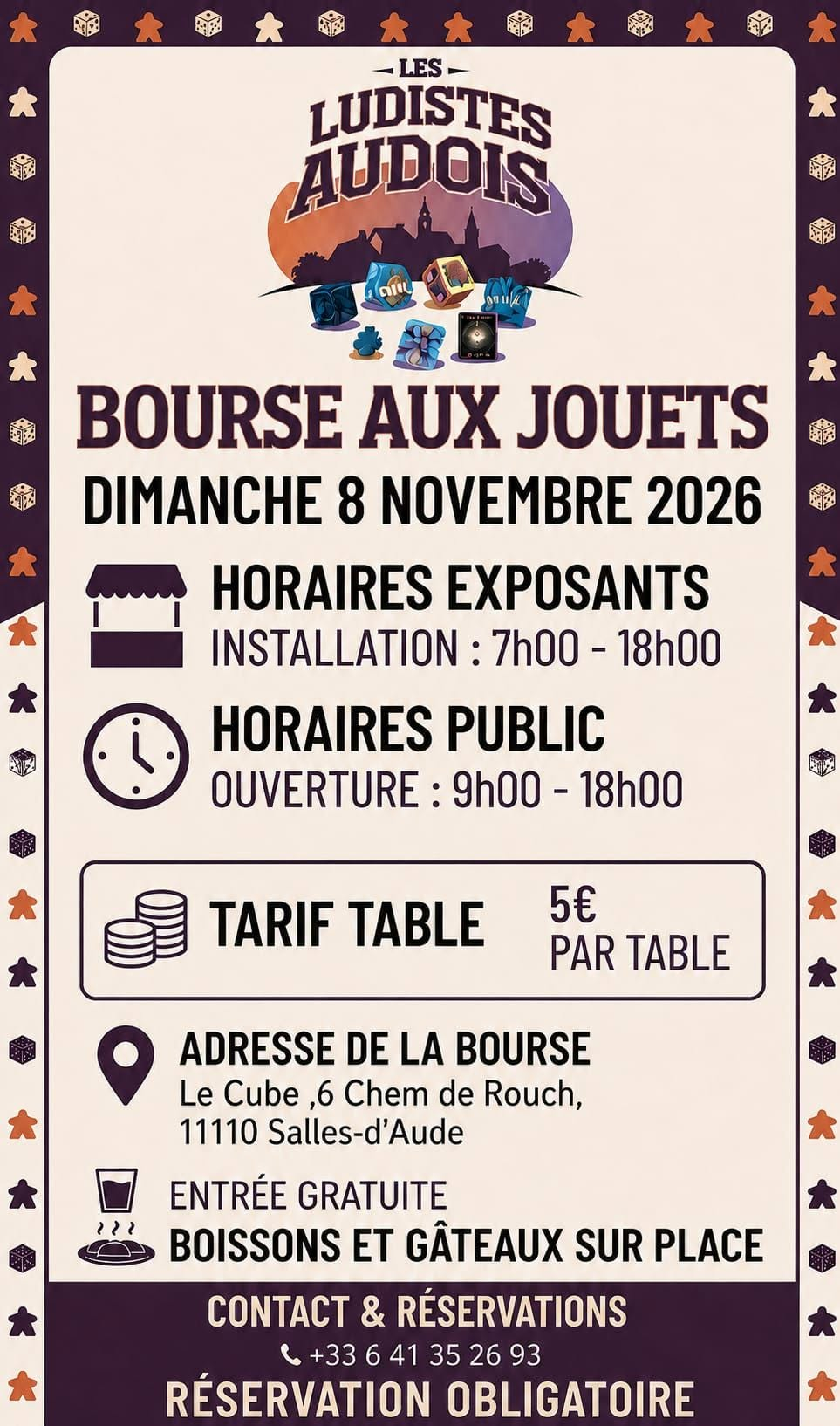 Bourse aux jouets à Salles-d'Aude