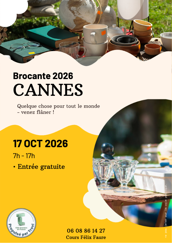 Marché antiquités et brocante à Cannes