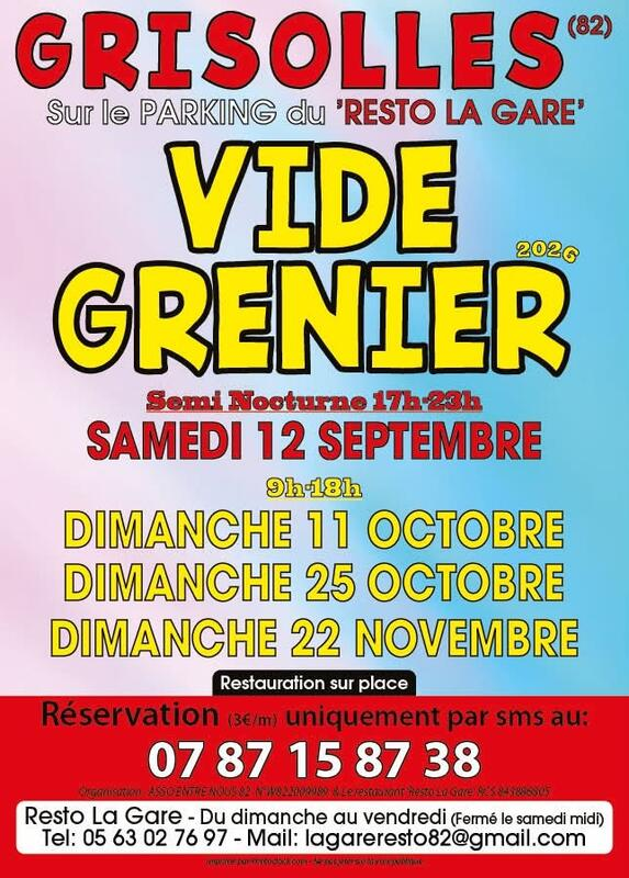 Vide grenier resto de la gare