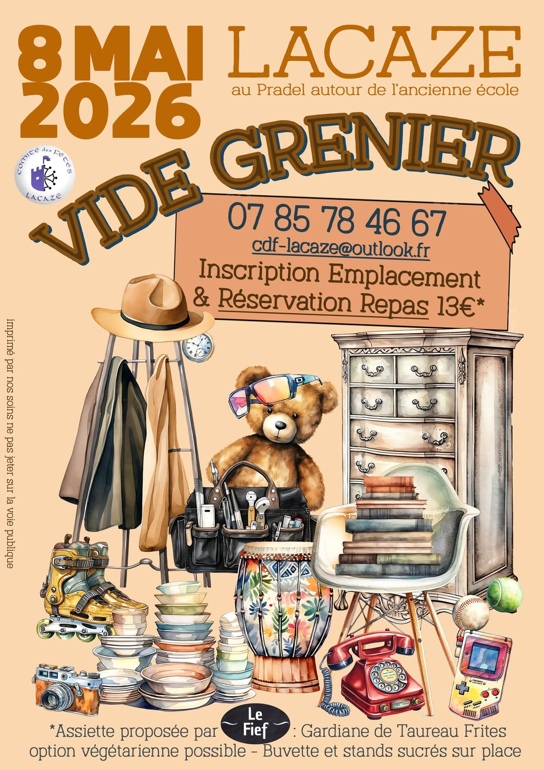 Vide Grenier du 8 mai à Lacaze