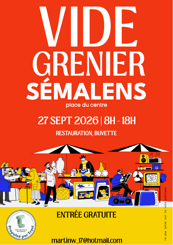 Vide grenier de la fête de Sémalens