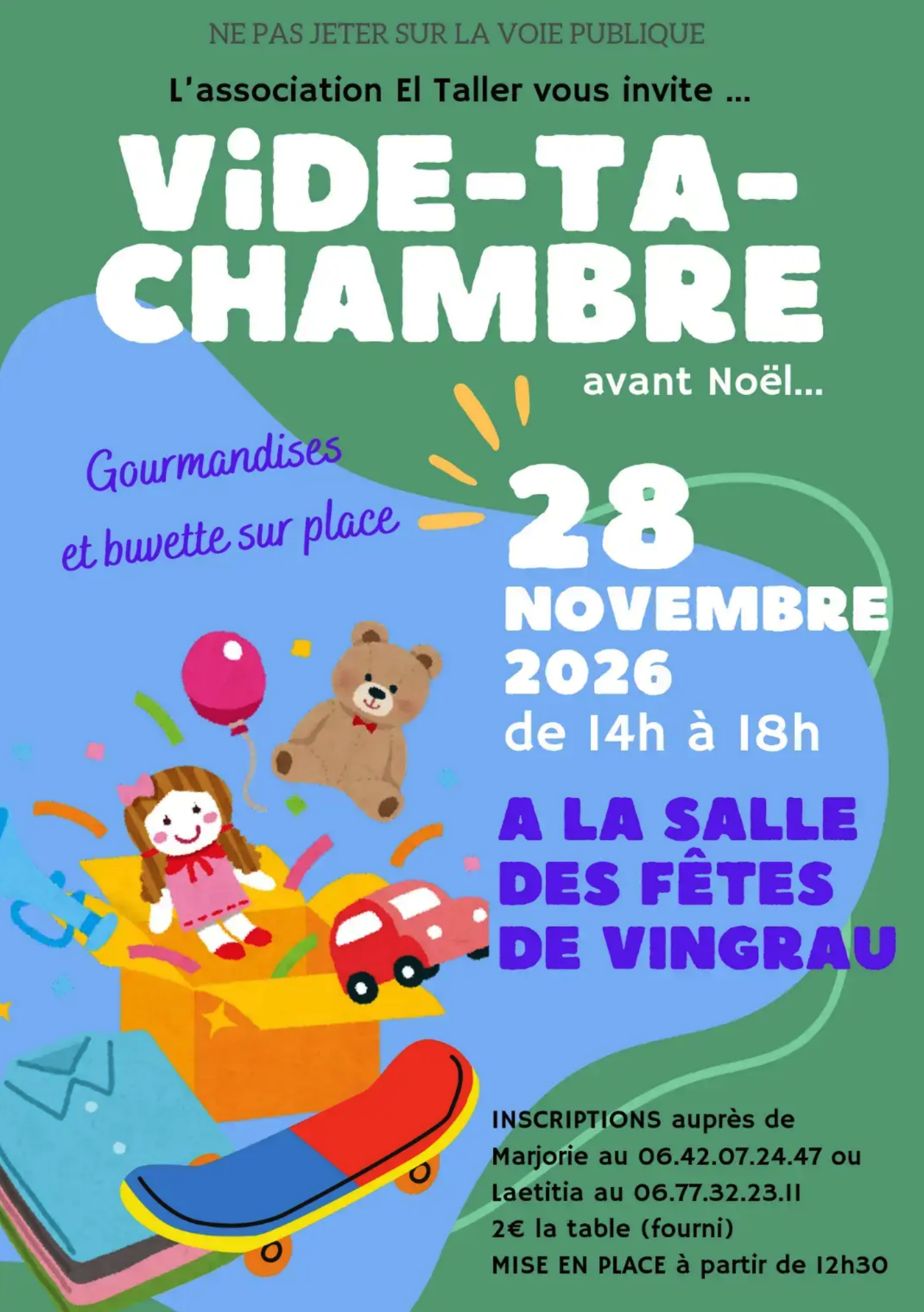 Vide-ta-chambre avant Noël à Vingrau