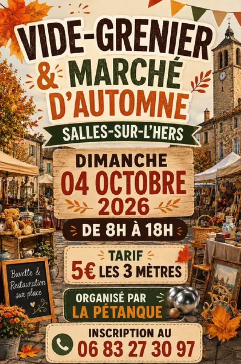 Vide grenier et marché d’automne
