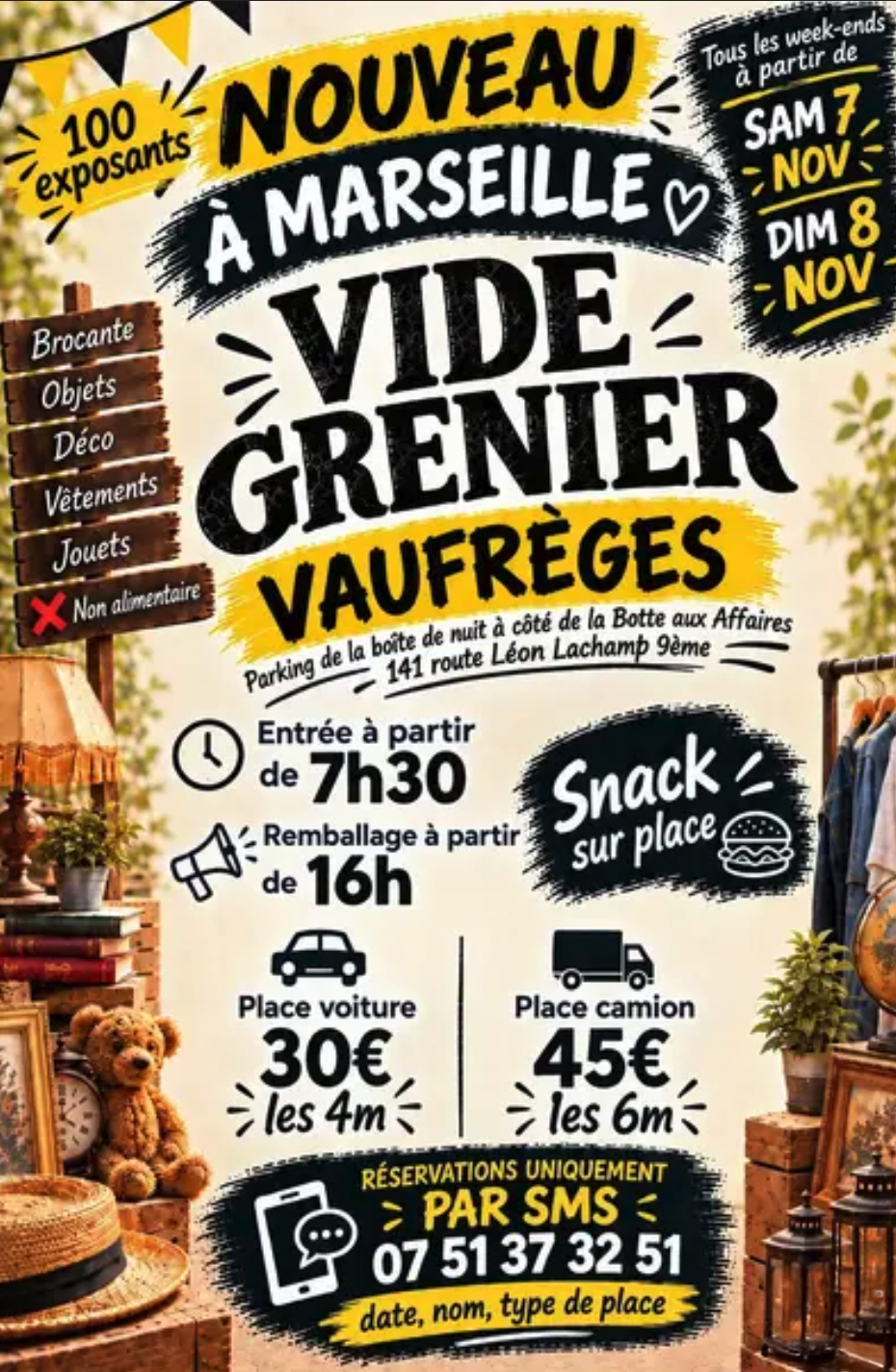 Grand vide grenier Vaufrèges
