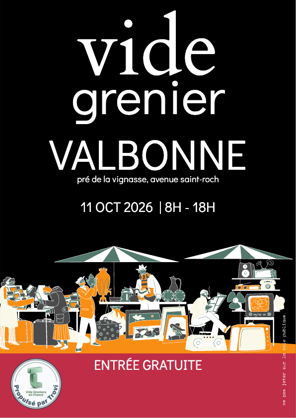 Vide Grenier Comite des fetes à Valbonne