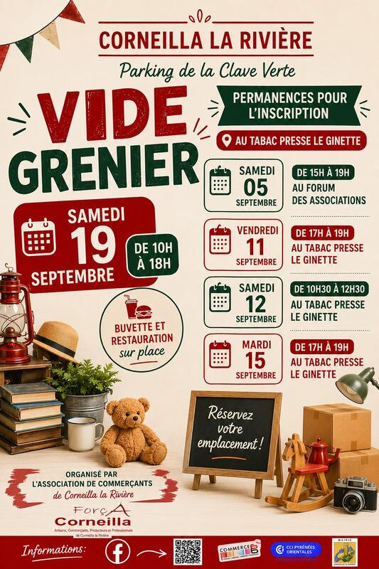 VIDE GRENIER | Corneilla-la-Rivière