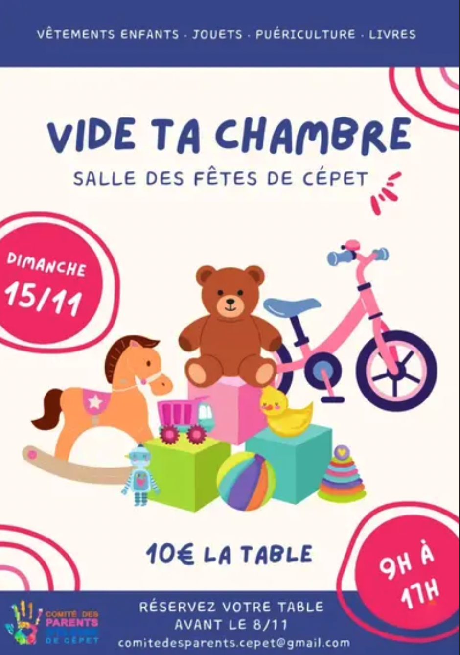 Vide ta chambre à Cépet