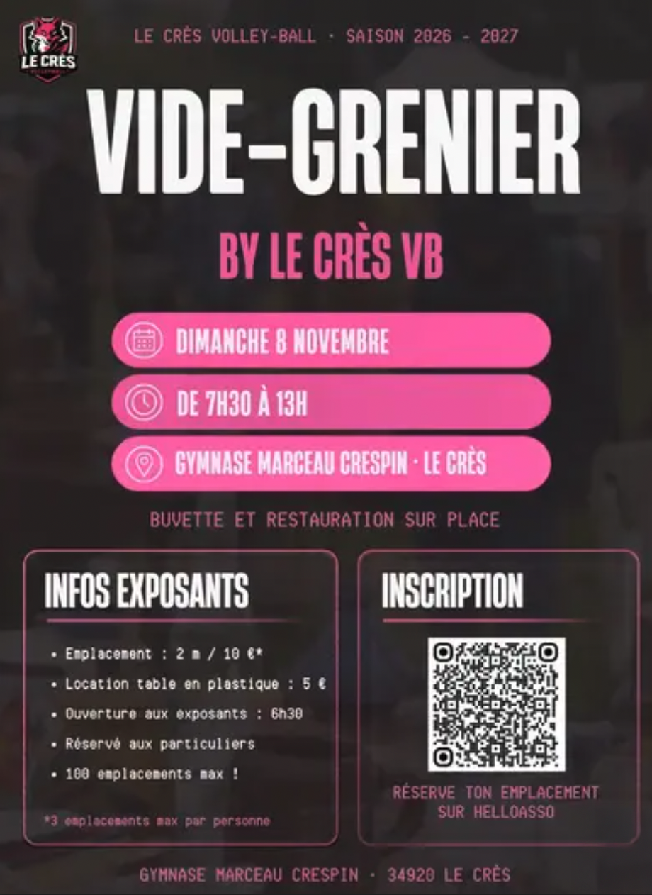 Vide grenier by le cres vb à Le Crès