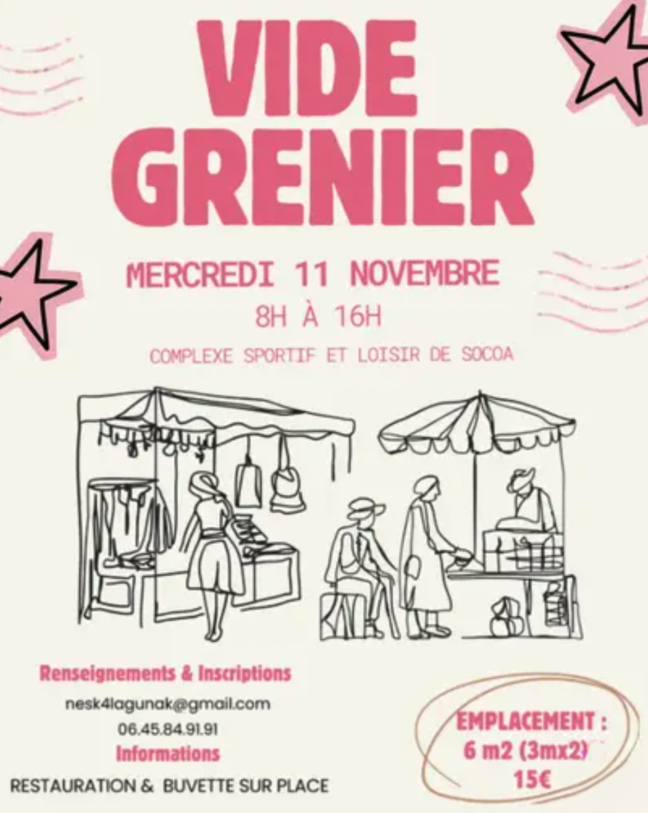 Vide Grenier - Nesk’4Lagunak à Urrugne