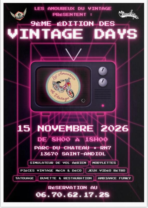 Vintage days St Andiol 9eme édition à Saint-Andiol