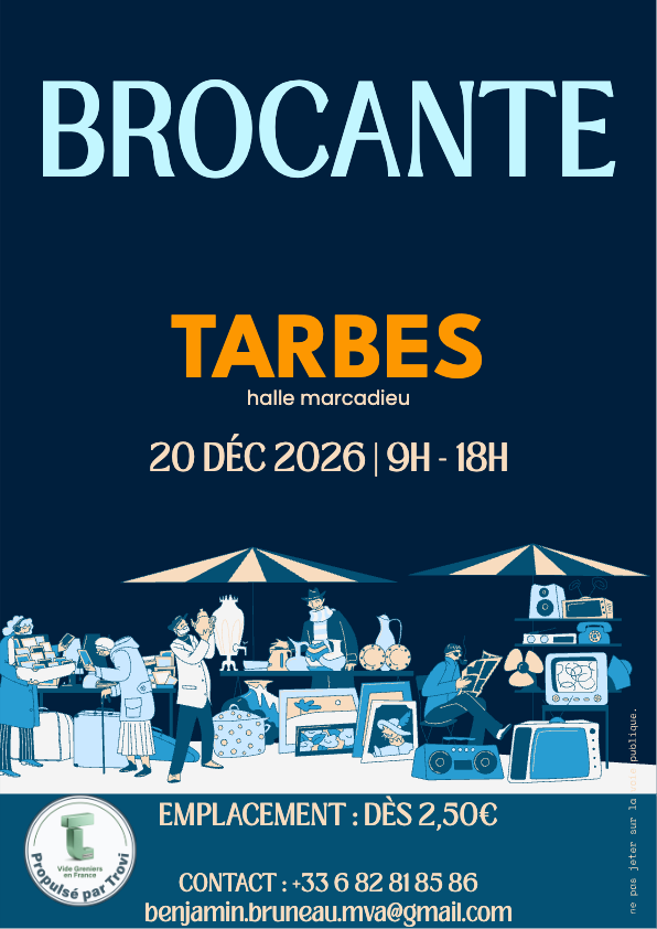 Brocante de Noël à Tarbes