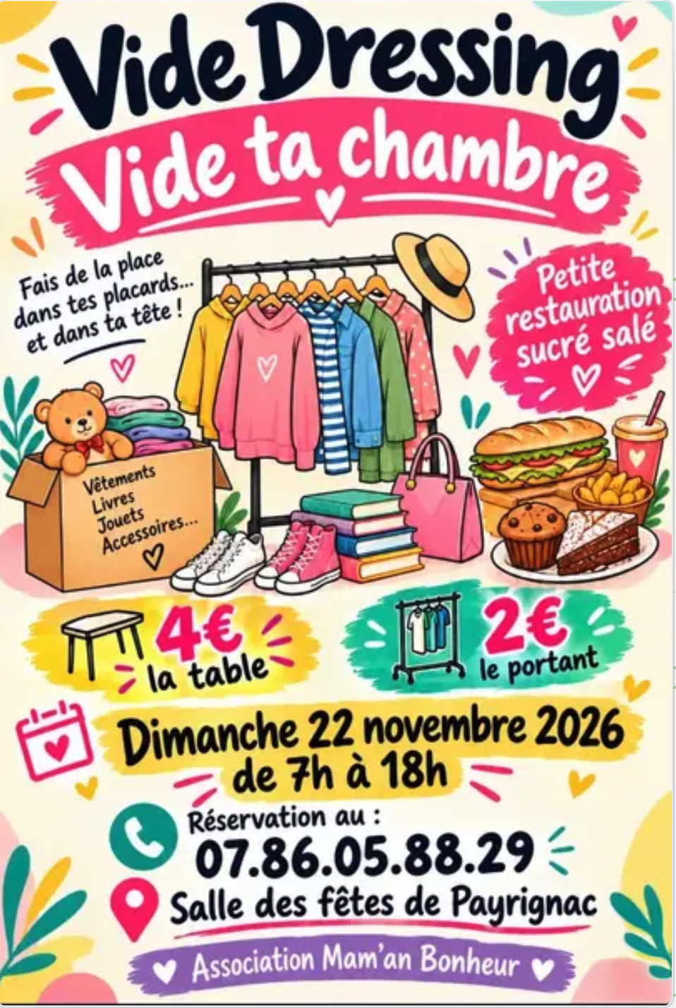 Vide dressing / vide ta chambre à Payrignac