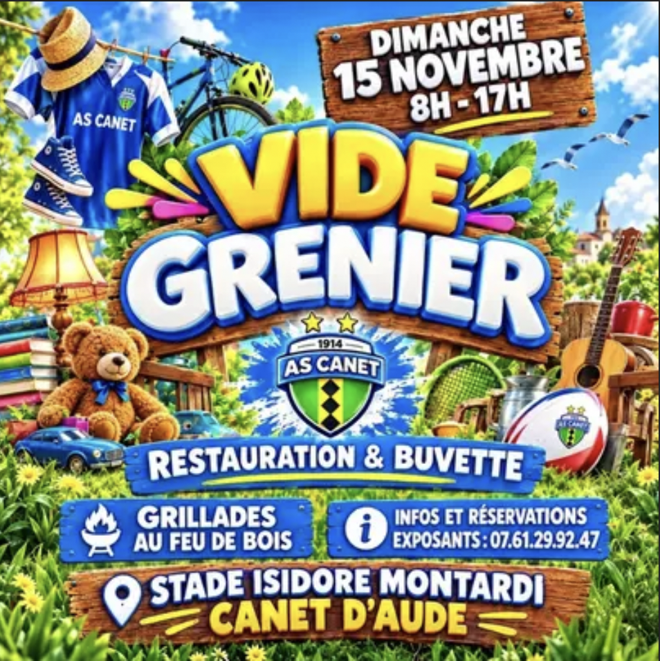 VIDE GRENIER AS à Canet