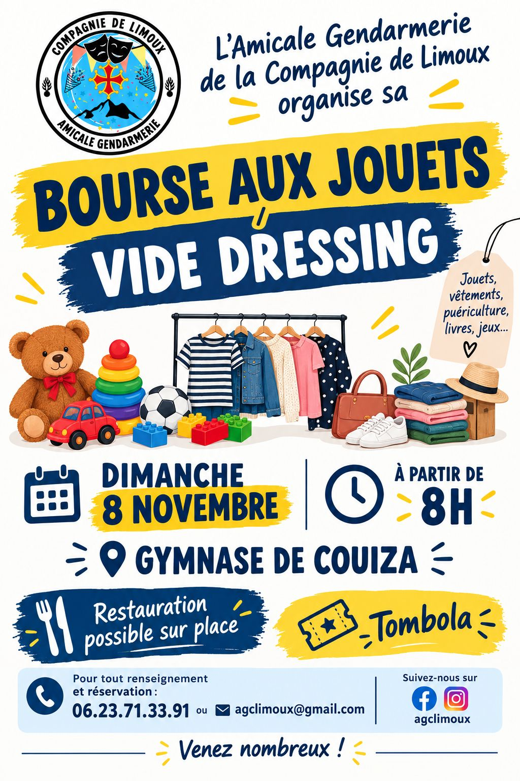 Vide dressing / bourse aux jouets à Couiza